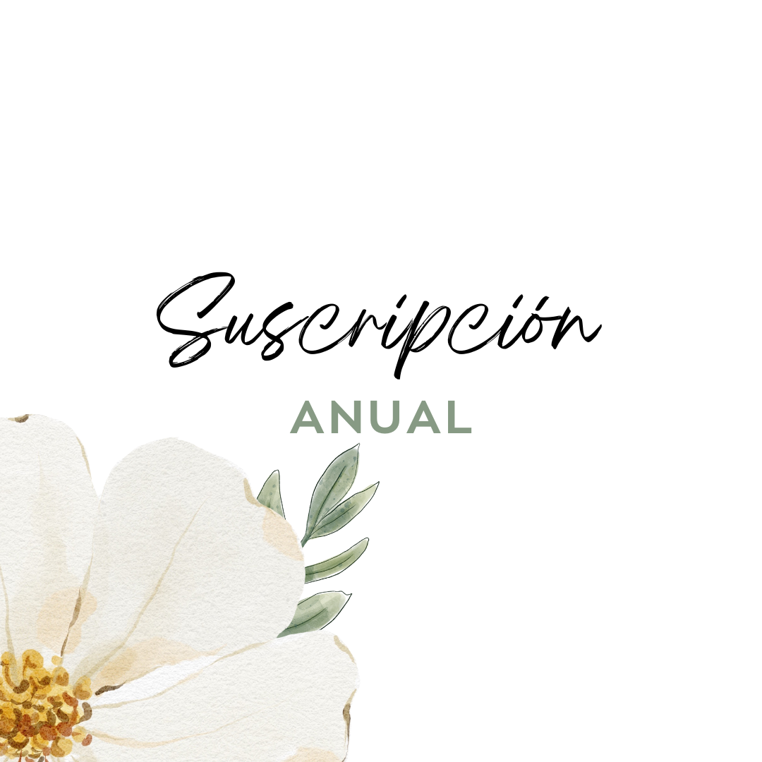 Suscripción anual - blog